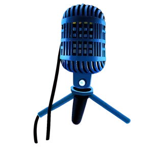 Blue Podcast Microphone PNG 45 PNG