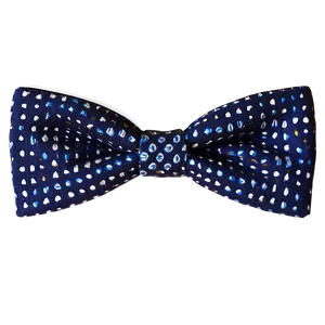 Blue Polka Dot Bow Tie PNG 05252024 PNG