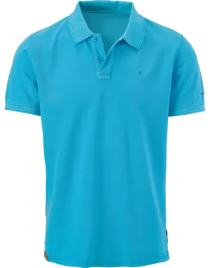 Blue Polo Shirt Product Photography PNG image