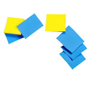 Blue Post It Note PNG Vil PNG
