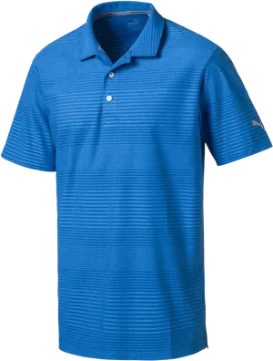 Blue Puma Polo Shirt PNG image