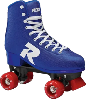 Blue Quad Roller Skate PNG image