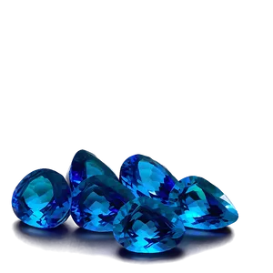 Blue Quartz Gemstone PNG Opp PNG