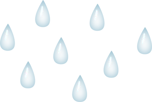 Blue Raindrops Pattern PNG image