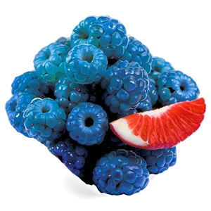 Blue Raspberry Burst PNG Iic87