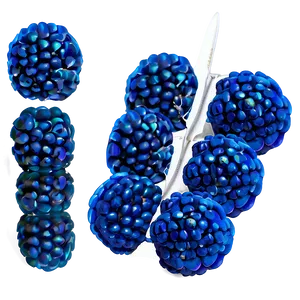 Blue Raspberry Burst PNG Uwv