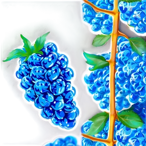 Blue Raspberry Enchantment PNG 7