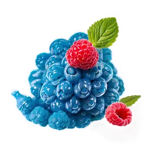 Blue Raspberry Fantasy Png Orl34 PNG image