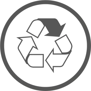 Blue Recycle Symbol PNG image
