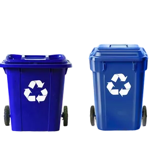 Blue Recycling Bin Png 06212024 PNG image