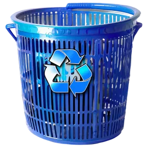 Blue Recycling Bin Png Iql44 PNG image