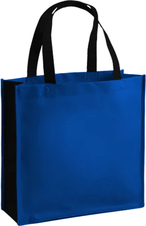 Blue Reusable Shopping Bag PNG