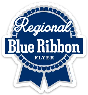 Blue Ribbon Award Sticker PNG image