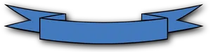 Blue Ribbon Banner Graphic PNG image