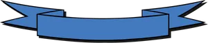 Blue Ribbon Banner Graphic PNG