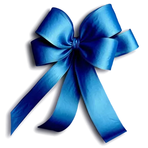 Blue Ribbon Bow Png 06242024 PNG image