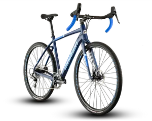 Blue Road Bike Black Background