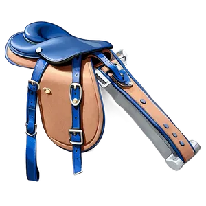 Blue Saddle PNG 06292024
