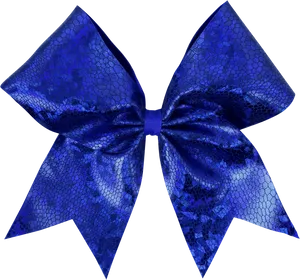 Blue Satin Lace Bow PNG image