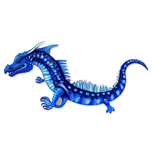 Blue Sea Dragon PNG 45