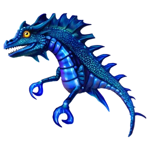 Blue Sea Dragon PNG Swo82 PNG