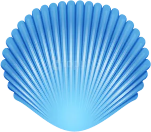 Blue Seashell Graphic