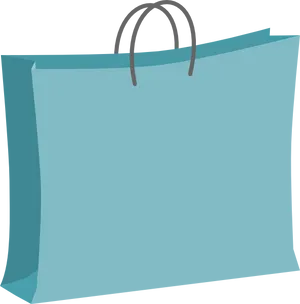 Blue Shopping Bag Graphic