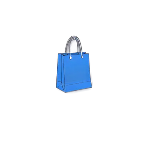 Blue Shopping Bag PNG Bqq37 PNG