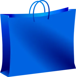 Blue Shopping Bag Vector