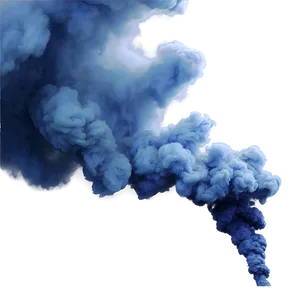 Blue Smoke Cloud PNG Dck