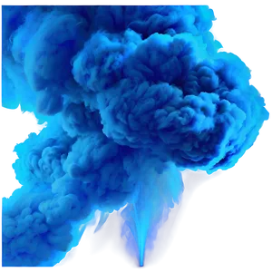Blue Smoke Cloud PNG Urh