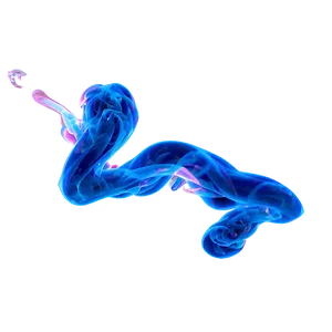 Blue Smoke Effect PNG 35