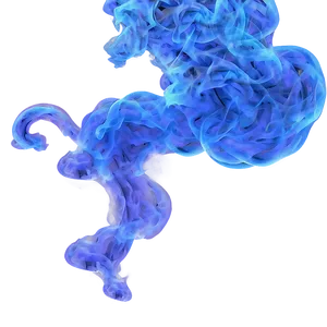 Blue Smoke Effect PNG Ioh