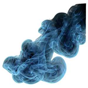Blue Smoke Flow PNG 55