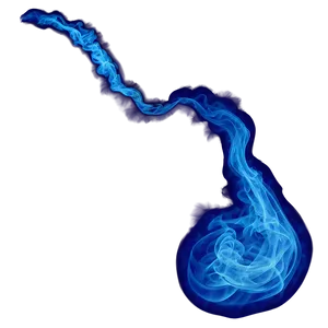 Blue Smoke Flow PNG Svk61