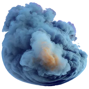 Blue Smoke Fog PNG Tst