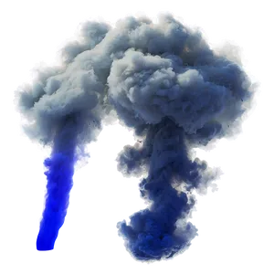 Blue Smoke Haze PNG Qfo