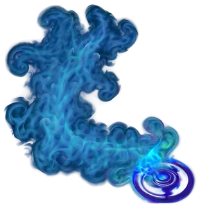 Blue Smoke Magic PNG 89
