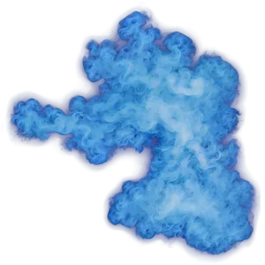 Blue Smoke Mirage PNG Viq PNG