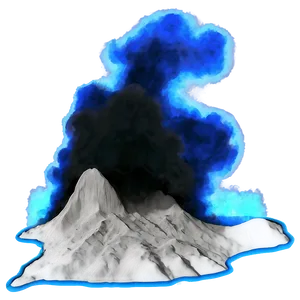 Blue Smoke Mirage PNG Xlu PNG