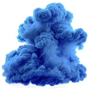 Blue Smoke Mist PNG Vsr35 PNG