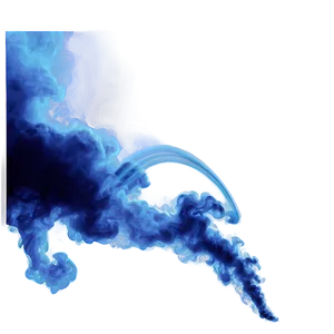 Blue Smoke Overlay PNG Ooh