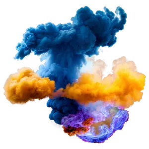 Blue Smoke Phenomenon PNG Jiw PNG