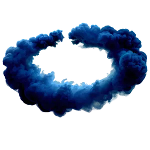 Blue Smoke Plume PNG Wkh34