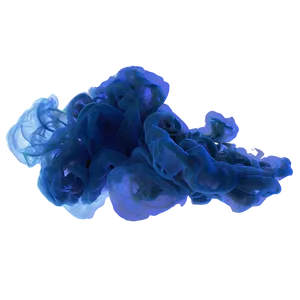 Blue Smoke Splash PNG 05232024