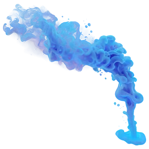 Blue Smoke Splash PNG Vyy22