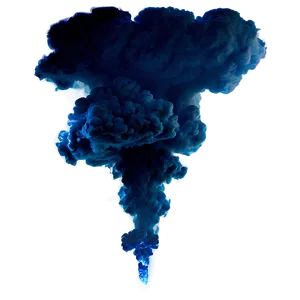 Blue Smoke Storm PNG Qfo PNG