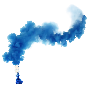 Blue Smoke Trail PNG 05232024