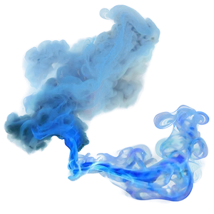 Blue Smoke Trail Png 1 PNG image