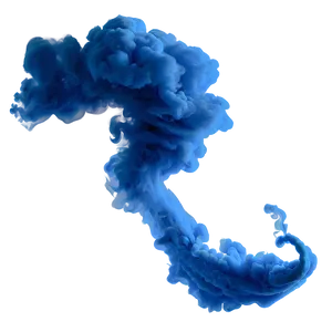 Blue Smoke Trail PNG 87